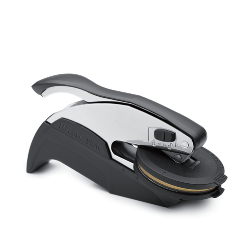 Monogram- és Név Dombornyomó, kerek, Ø 51 mm-es átmérővel (Ideal Seal 51) - egyedi lenyomattal