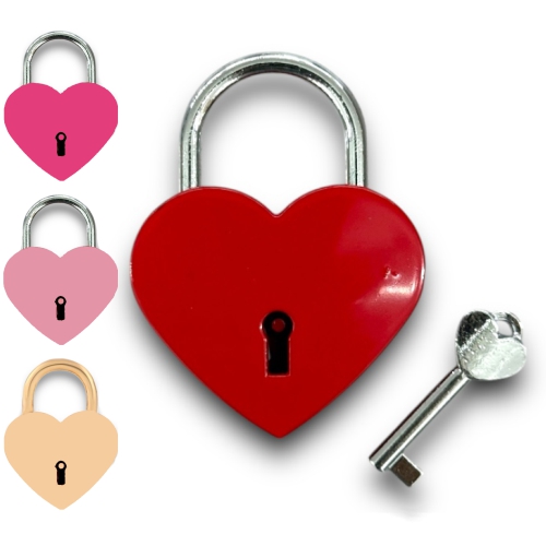 Szívlakat JS588 - 1-oldalas gravírozással - hátul - 4 színben